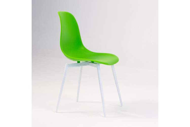 Стул Туссе белый /зелёный-14