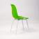 Стул Туссе белый /зелёный