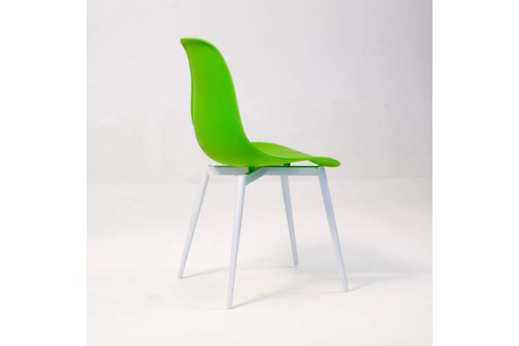 Стул Туссе белый /зелёный-2