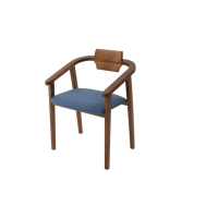 Стул-кресло Челси ПМ орех синий