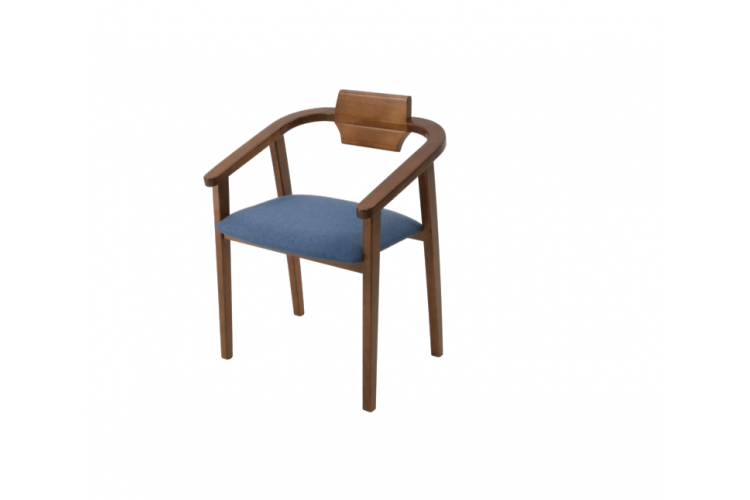 Стул-кресло Челси ПМ орех синий