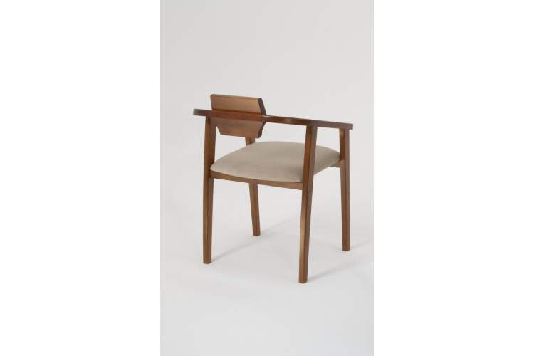 Обеденная группа Брамос К 100 орех со стульями Челси орех бежевый-3