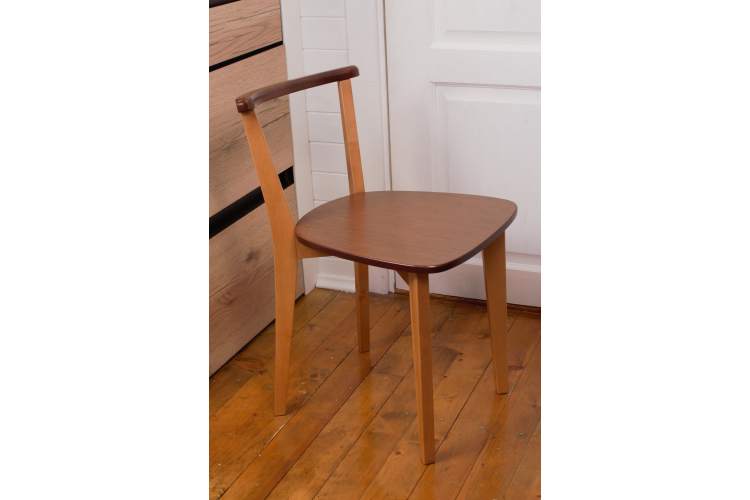 Стул Франк ЖК Натуральное дерево/Орех-3