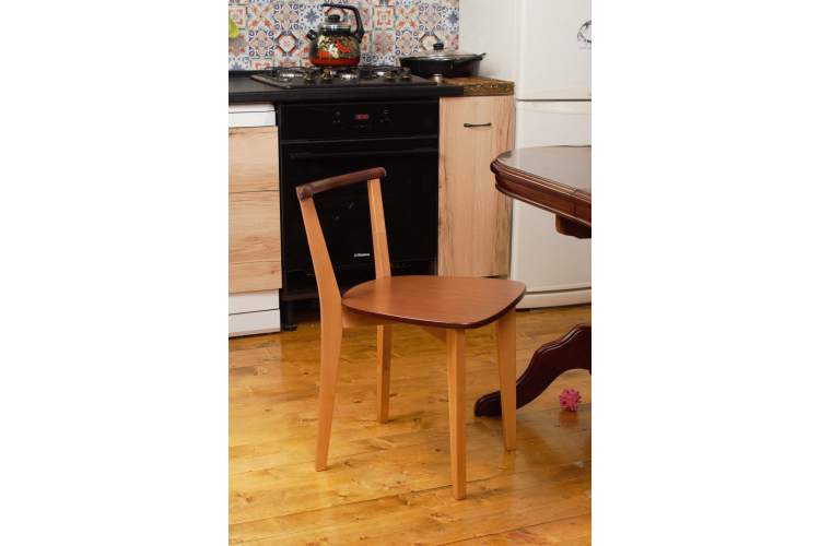 Стул Франк ЖК Натуральное дерево/Орех-7