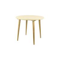 Стол Монте К 90, Натуральное дерево/Слоновая кость