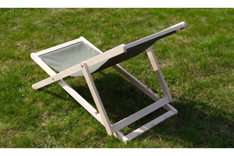 Шезлонг Чинзано грин, Зелёный/Натуральное дерево-14