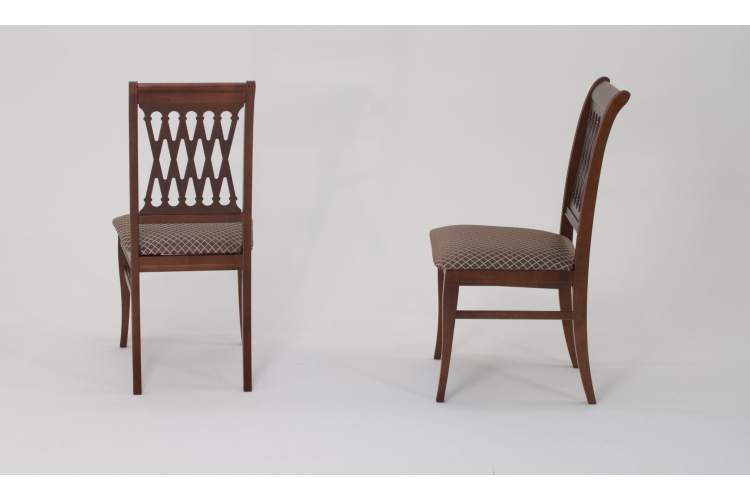 Обеденная группа Брамос К 100 орех со стульями Рич орех ромб коричневый-6