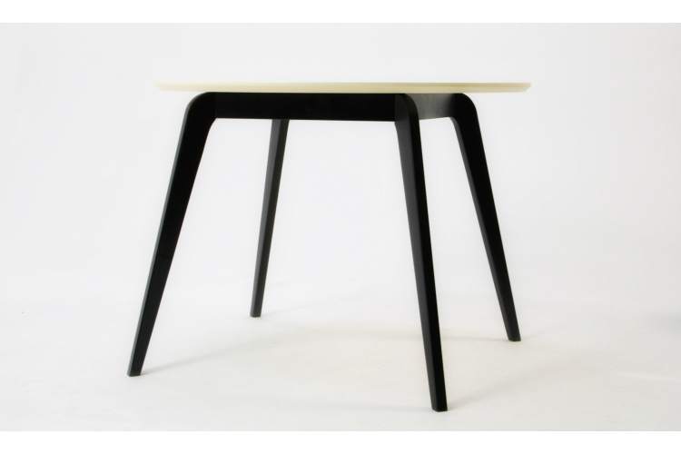 Стол Arki К 100 чёрный/слоновая кость-2