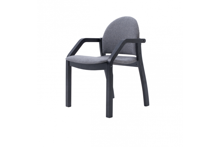 Стул-кресло Джуно 2.0 чёрный/графит