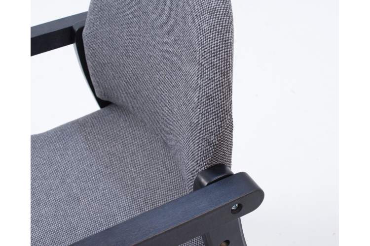 Стул-кресло Джуно 2.0 чёрный/графит-6