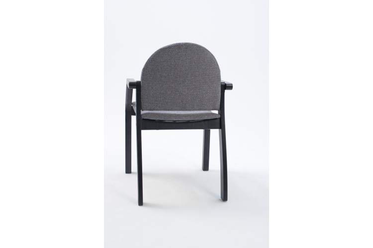 Стул-кресло Джуно 2.0 чёрный/графит-2