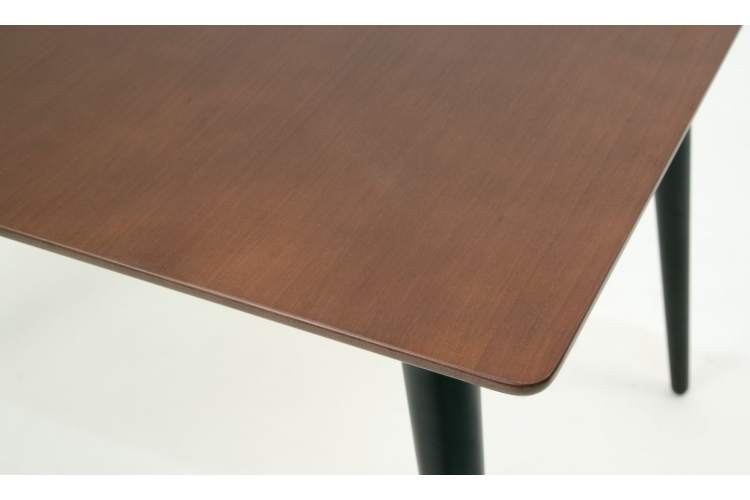 Стол Монте М 100 чёрное дерево/орех-9