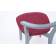 Стул Франк ПМ серый/красный