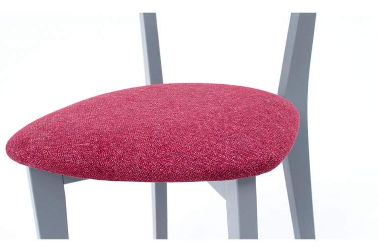 Стул Франк ПМ серый/красный-4