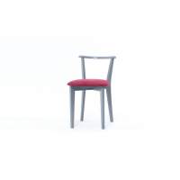 Стул Франк ПМ серый/красный