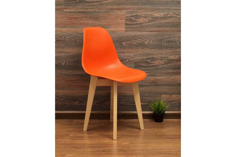 Стул Сашш натур /оранжевый-8