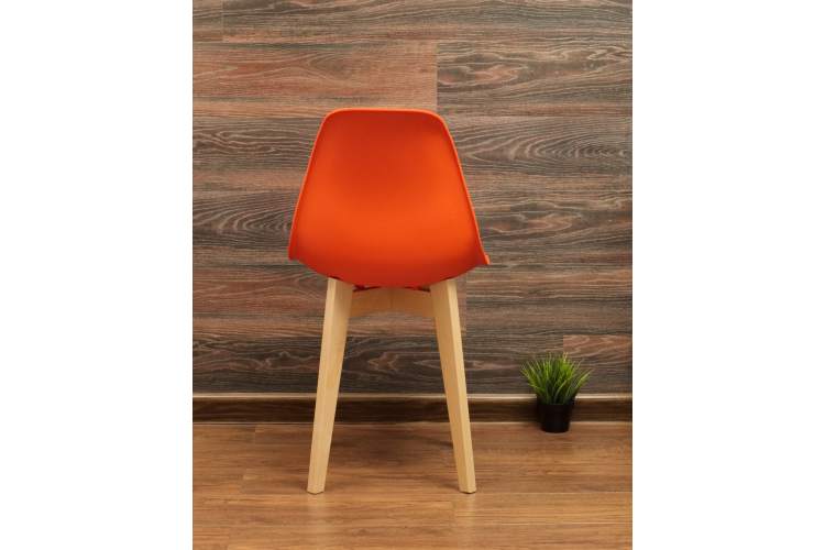 Стул Сашш натур /оранжевый-5