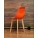 Стул Сашш натур /оранжевый