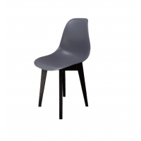 Стул Сашш чёрный /серый
