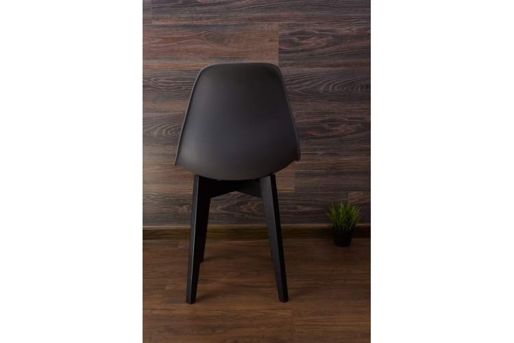 Стул Сашш чёрный /серый-4