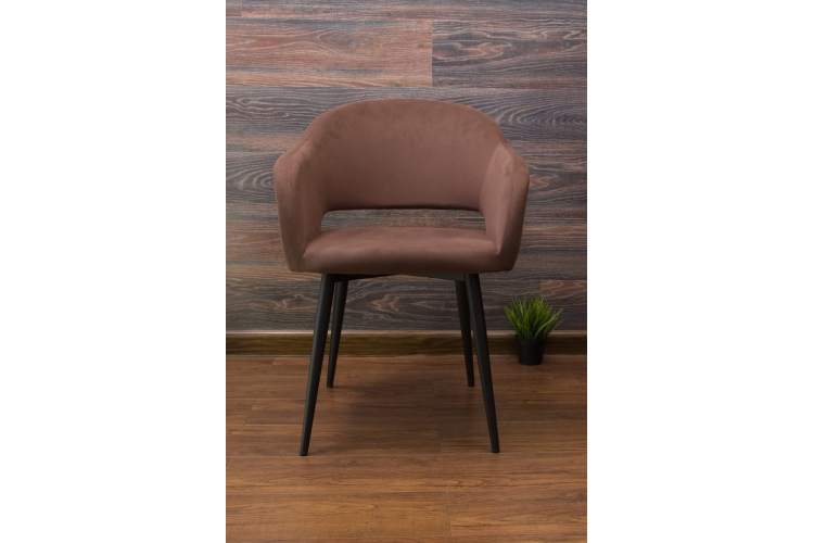 Стул Пичч чёрный / коричневый-36