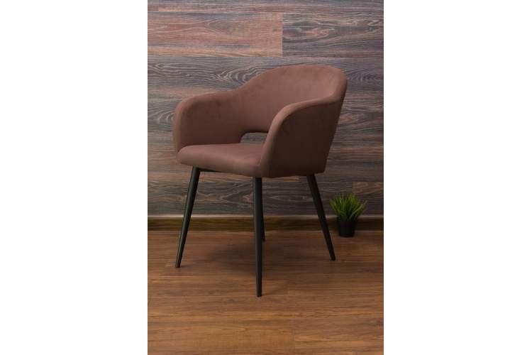 Стул Пичч чёрный / коричневый-35