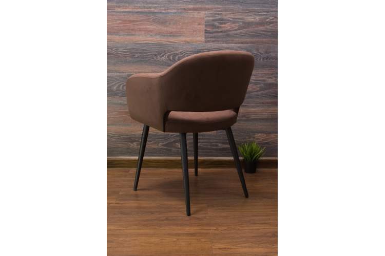 Стул Пичч чёрный / коричневый-8