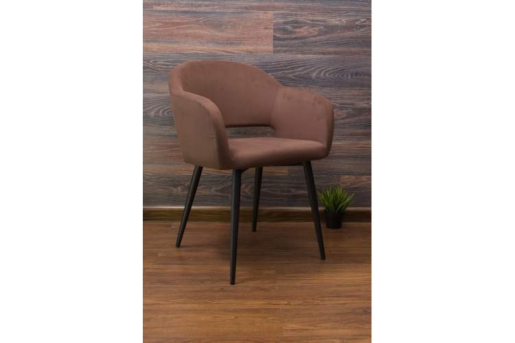 Стул Пичч чёрный / коричневый-12