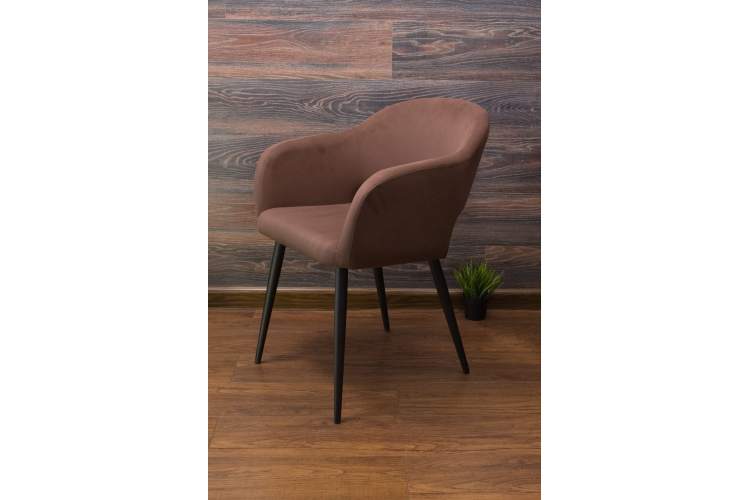 Стул Пичч чёрный / коричневый-11