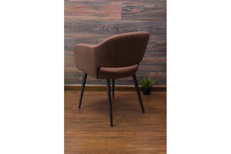 Стул Пичч чёрный / коричневый-7