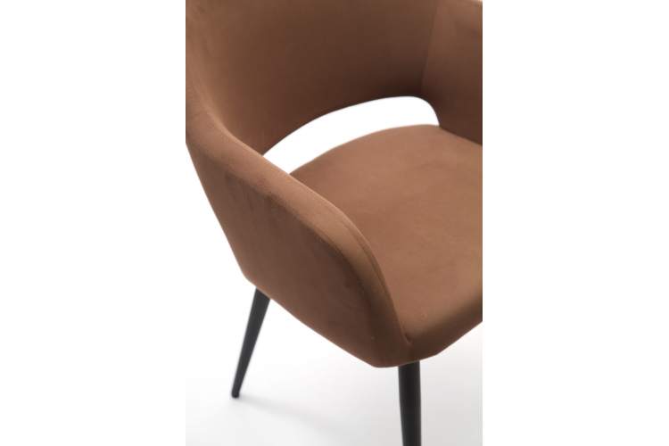 Стул Пичч чёрный / коричневый-19