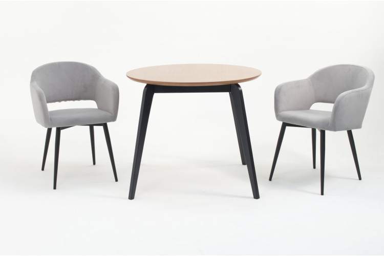 Стул Пичч чёрный / серый-14