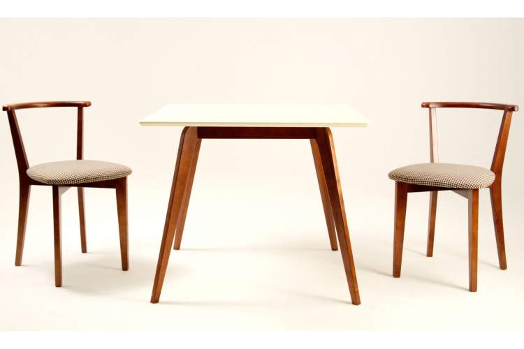 Стол Arki М 90 орех/слоновая кость-6