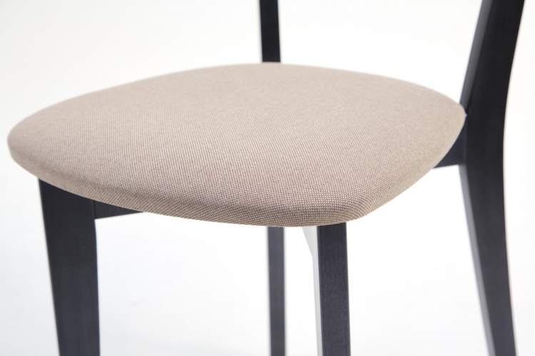Стул Франк ПМ чёрное дерево/бежевая рогожка-2
