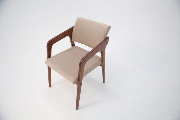 Стул-кресло Шадди орех/бежевый-8