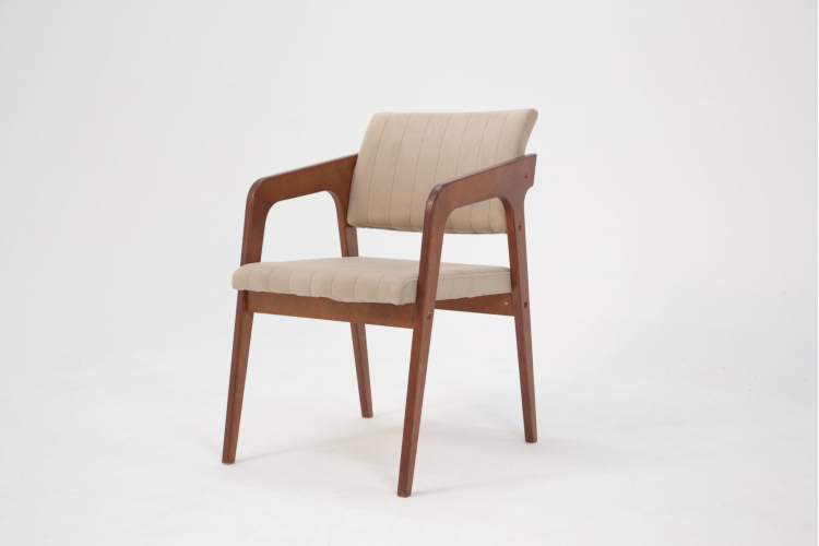 Стул-кресло Шадди орех/бежевый-4