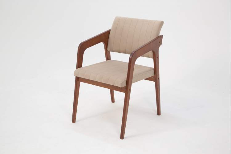 Стул-кресло Шадди орех/бежевый-5