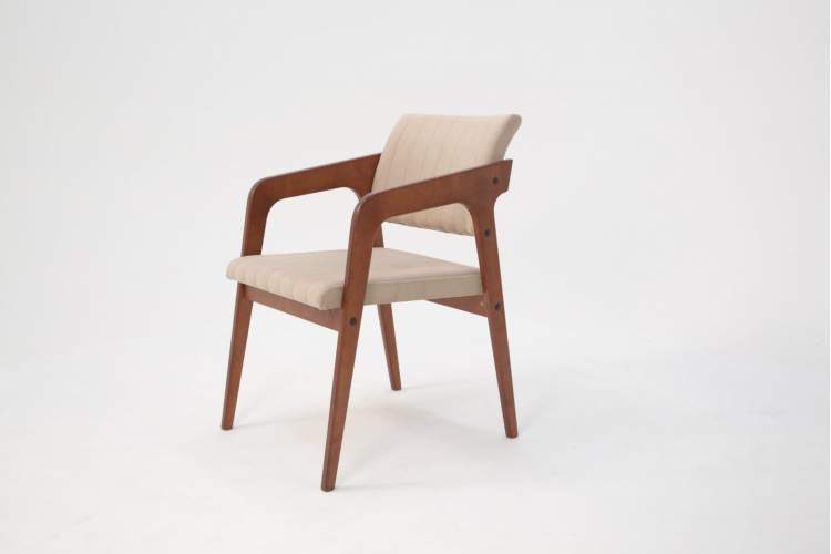 Стул-кресло Шадди орех/бежевый-9