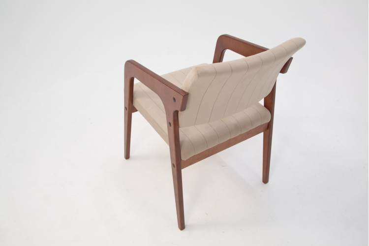 Стул-кресло Шадди орех/бежевый-7