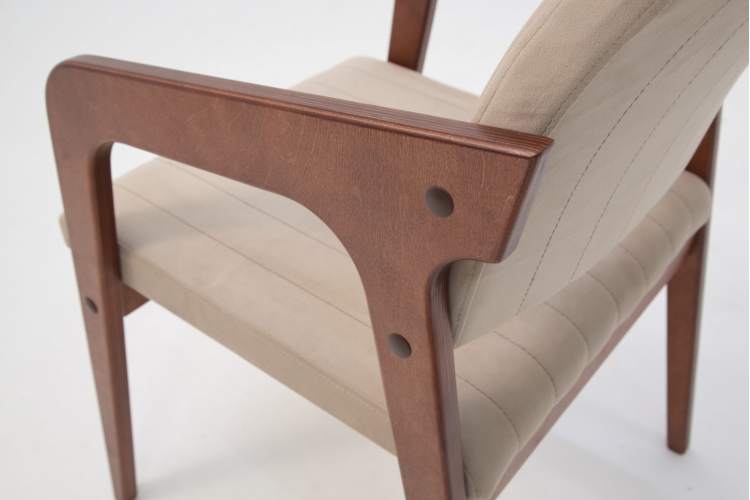 Стул-кресло Шадди орех/бежевый-12