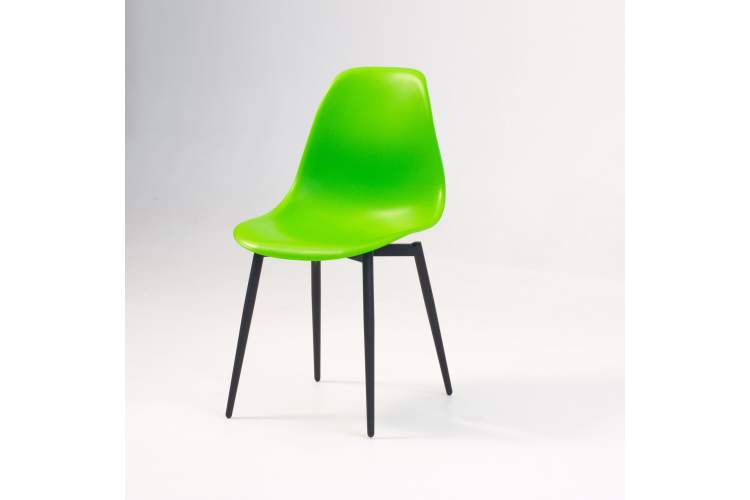 Стул Туссе чёрный /зелёный-2