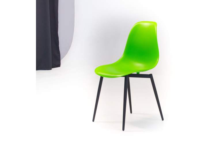 Стул Туссе чёрный /зелёный-20