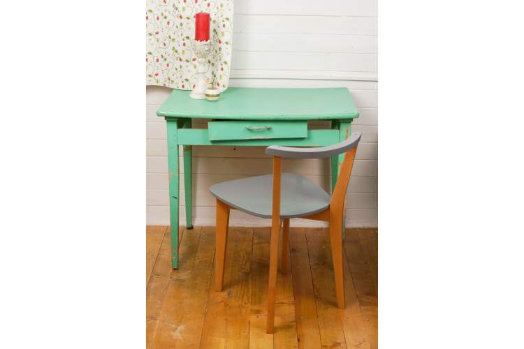 Стул Франк ЖК Натуральное дерево/Серый-3