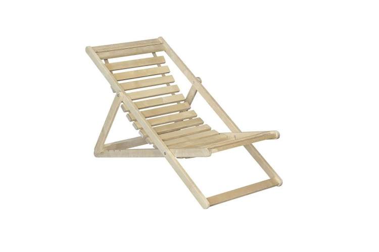 Шезлонг Кампари 45, Натуральное дерево