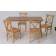 Стол Монте 120 натур со стульями Ингольф натур