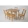Стол Монте 120 натур со стульями Ингольф натур