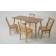 Стол Монте 120 натур со стульями Ингольф натур