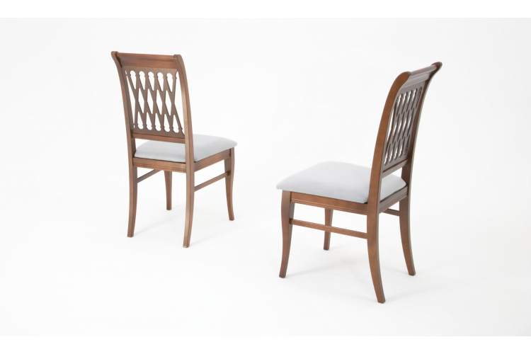 Обеденная группа Верди 120 со стульями Рич/ серый, Орех-7