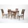 Обеденная группа Верди 120 со стульями Рич/ серый, Орех