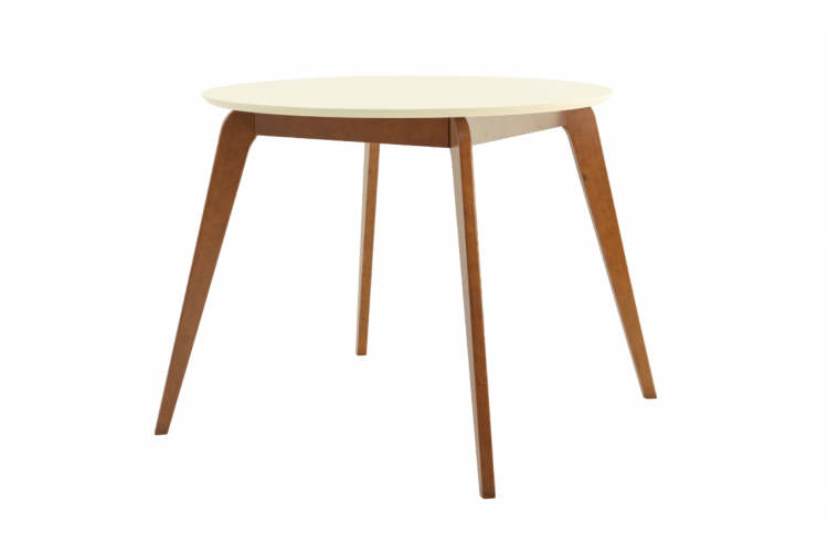 Стол Arki К 90 орех/слоновая кость